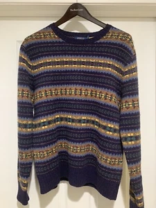 Bnwts Polo Ralph Lauren Mens Fair Isle Wool Blend Sweater Sz S $248 Multicolor - Picture 1 of 6