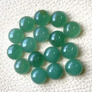 Natural Green Aventurine Loose Gemstone Round Calibrated Cabochon 3mm-20mm - Picture 1 of 9