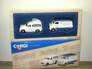 The Times Classic Set Morris Van & Bedford - Corgi 97740 in Box *51611 - Picture 1 of 5