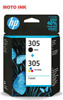 HP 305 2-pack Black/Tri-colour Original Ink Cartridges Combo pack Page Yield B 1