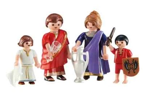PLAYMOBIL Familia Romana # 6493 4 Figuras y Accesorios Añadir NUEVO Precintado 4+ Años - Imagen 1 de 1