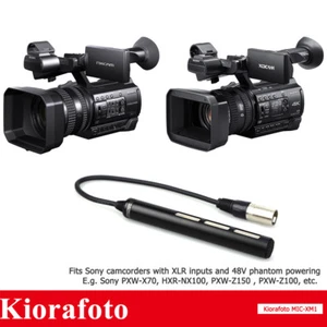 Microphone For Sony DSR-PD170/170P NEX-FS700 HXR-NX3D1 HXR-NX30 as ECM-XM1 - Picture 1 of 6