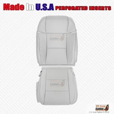 Cubierta de asiento de cuero gris para Lexus GS350 F 2013 2014 deportivo inferior y superior del conductor Foto 1 de 4