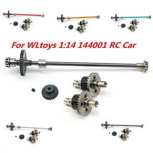 Metal Differential Gearbox Gear Drive Shaft Set For WLtoys 1:14 144001 RC Car - Picture 1 of 11
