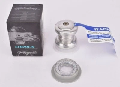 NOS Campagnolo Chorus 1" Threadless Headset Silver HS00-CHTH NEW IN BOX - Image 1 of 3
