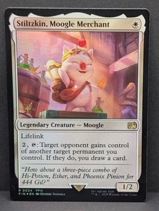 Stiltzkin, Moogle Merchant FFIX Final Fantasy 9 MTG Magic Prerelease Foil - Bild 1 von 3