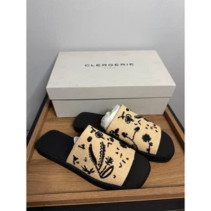 Clergerie Gilian Slide Sandals Womens 9.5 EU 39.5 - Picture 1 of 9