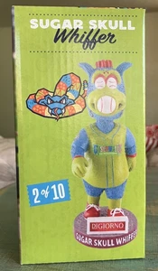 SUGAR SKULL WHIFFER 2024 Wisconsin Timber Rattlers Bobblehead RARO SGA Solo 1000 - Imagen 1 de 2