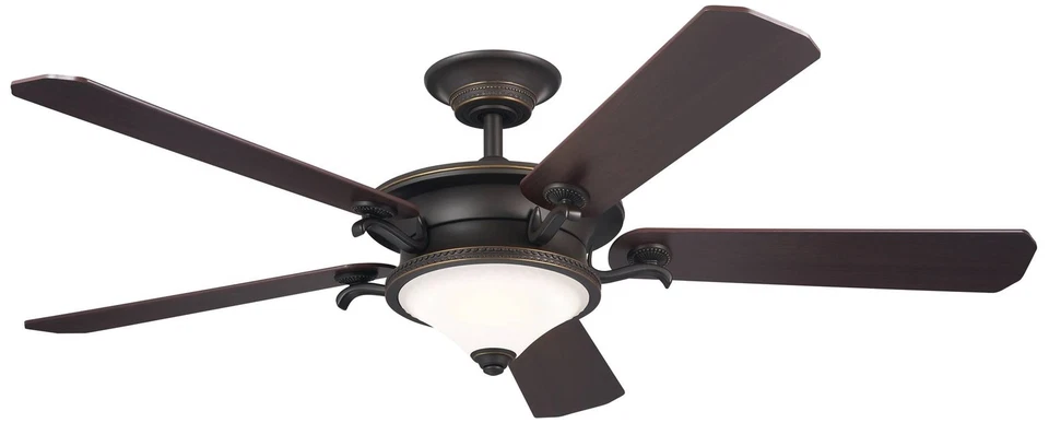 60" Kichler Rise Olde Bronze LED Indoor Ceiling Fan with Wall Control - Image 1 of 1