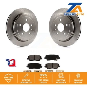 Rear Disc Brake Rotors And Ceramic Pads Kit For Cadillac CTS K8T-103444 - Picture 1 of 11