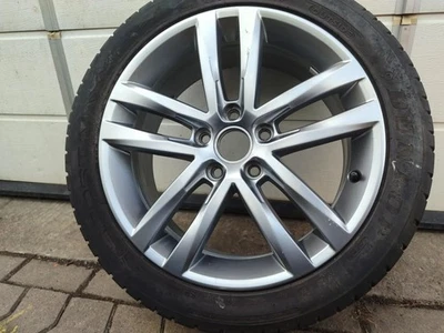 Original VW Golf 7 225/45 17 Salvador Sommerräder 5G0601025AE grau ca 5,9mm - Bild 1 von 4