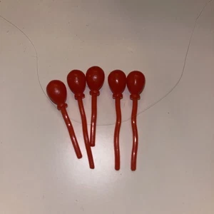 Balloon Lagoon 5 Plastic Scoring Balloons 2004 Pieces Red Parts - Picture 1 of 1