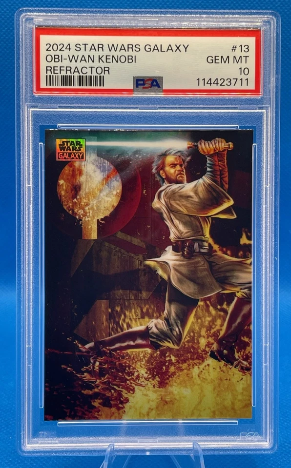 2024 Topps Star Wars Galaxy Obi-Wan Kenobi Refractor PSA 10 #13 POP 4!!! - Image 1 of 1