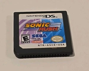 Sonic Rush (Nintendo DS, 2005) Authentic Tested Working Cartridge Only Free Ship - Picture 1 of 7