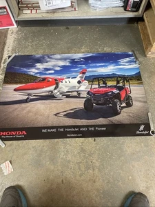 Seltenes Honda Poster "The Power Of Dreams" Honda Jet und der Honda Pioneer Honda - Bild 1 von 10