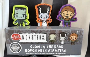 Universal Studios Little Monsters Glow in the Dark Dough w Halloween Stampers - Picture 1 of 2