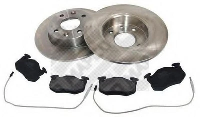 MAPCO Kit dischi e pastiglie per RENAULT TWINGO I (C06) RAPID Kasten (F40, G40) - Immagine 1 di 4