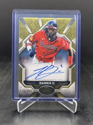 2025 Topps Tier One Michael Harris II Break Out Autograph Auto 139/149 #BOA-MH - Image 1 of 2