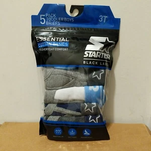 Starter Toddler Boys  Briefs 5 Pairs Size 3T - Picture 1 of 3