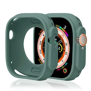 For Apple Watch Series 10/9/8/7/Ultra 2/1 Shockproof Slim TPU Bumper Case Cover - Picture 1 of 34
