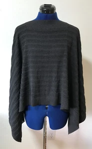 Lululemon Forward Flow Poncho OS Ribbed Minimalist Pullover Gray - Picture 1 of 10