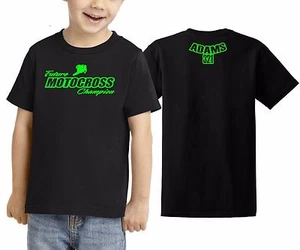 FUTURE MOTOCROSS CHAMPION TODDLER T SHIRT YOUTH CHILD MX JUST RIDE - Picture 1 of 15