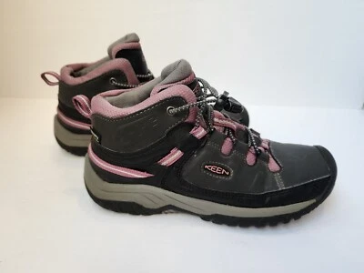 Keen Targhee Niñas Jóvenes Talla 4US 3UK 36EUR Senderismo Caminar Zapatos Botas Rosa/Gris Foto 1 de 4