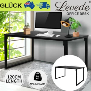 Levede Office Desk Computer Study Table Home Workstation Student PC Laptop Metal - Picture 1 of 8
