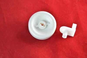 WD12X10267 GE Dishwasher Rack Roller Wheel Lower Front Axle Parts New* - Picture 1 of 1