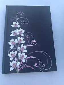sketch book Blank Book-Orchids ON Brown - Picture 1 of 3
