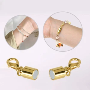 5pcs Magnetic Lobster Claw Lock Clasp Necklaces Bracelet Jewelry Hook Connector - Picture 1 of 12