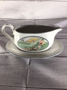 Studio Nova Homecoming Gravy/Sauce Boat With Underplate - Picture 1 of 12