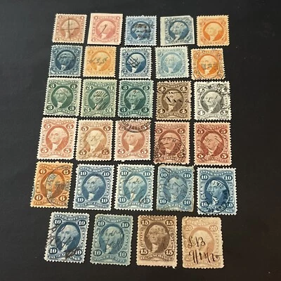 Us Scott Revenue #1c,3,5,5a,6,9-11,13,15,16,18-20,22-27,30,32-37,49,42-used Ng - Image 1 of 2