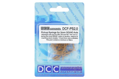 DCC Concepts DCF-PS2.0 Pickup Springs 2.0mm Axles (48 Pack) NEW