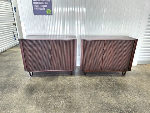 Rare Mid Century Modern  Dunbar Furniture Edward Wormley  Mr & Mrs Cabinets Cover