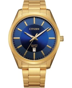 Citizen Quartz Mens Gold Tone Stainless Steel Bracelet Watch Bi1032-58l - Picture 1 of 1