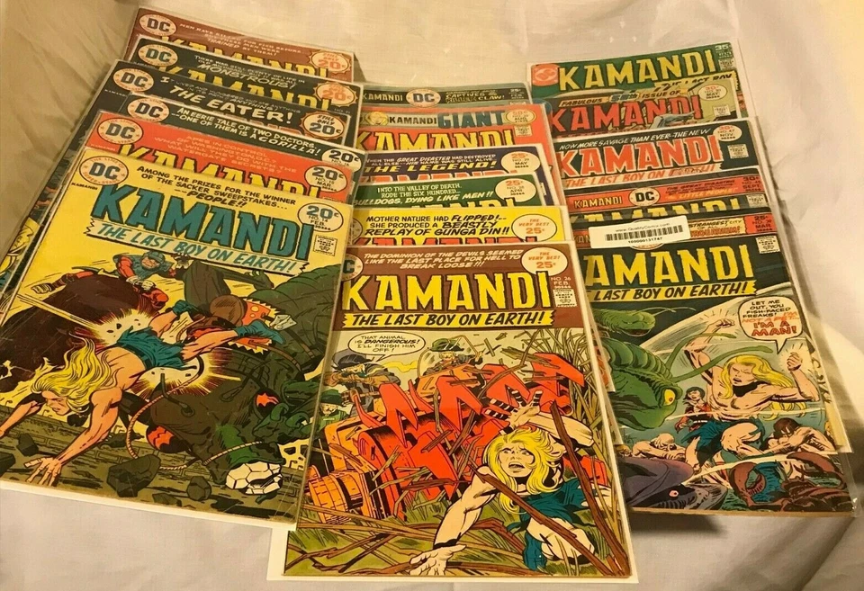 (Lote de 17) cómics de Kamandi DC de la Edad de Bronce abarca #14-54 (1974-1978) Foto 1 de 4