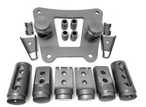 Fits Polaris RZR Bungs Fits Turbo S Roll Cage Connectors Set 1 3/4" x .095 wall - Picture 1 of 7