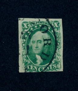 drbobstamps US Scott #14 Used Stamp Cat $145 - Picture 1 of 2