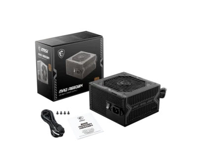 MSI MAG A650BN 650W ATX 80+ BRONZE Power Supply PSU - Image 1 of 4
