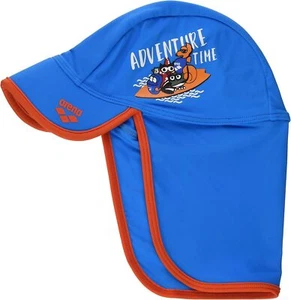 Arena Kids Sunscreen Hat, Turquoise-Nectarine, One Size - Picture 1 of 3
