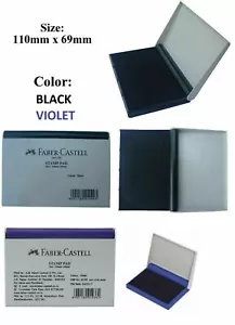 Faber Castell Stempelkissen schwarz rot blau grün mittlere oder große Blöcke - Bild 1 von 6