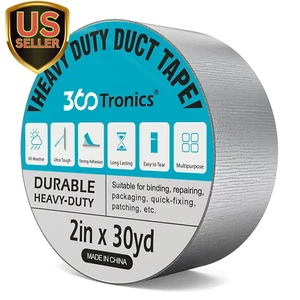 Duct Tape Heavy Duty Waterproof Super Strong Adhesive Tape, Multi-Use Silver ... - Picture 1 of 1