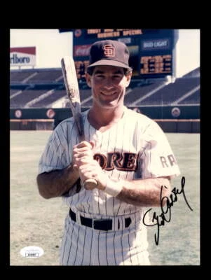 Steve Garvey JSA Cert Signed  8x10 Photo Autograph Padres - Image 1 of 3