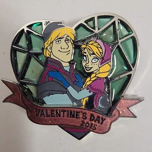 Disney Pin Anna And Kristoff Valentine's Day 2015 Frozen Limited Edition 10000 - Picture 1 of 3