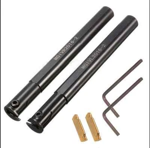2PC MGIVR2016-2 MGIVL2016-2 + MGMN200 Lathe Grooving Cut-Off Holder Boring Bar - Picture 1 of 4