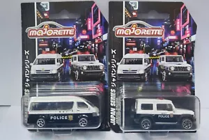Majorette Japan Series Police Diecast car Hiace & Suzuki Jimny - Picture 1 of 3