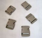 5 x New Plastic Side Release Buckle Coyote For 1"&2" (25mm&50mm) Molle Straps