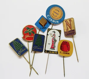 Lot Of 9 Pins C. Jamin Vintage Candy Holland 60s - Picture 1 of 1