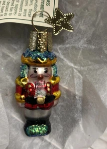 Merck Family’s Old World C’mas Miniatur Nussknacker 2,5” KOSTENLOSER VERSAND - Bild 1 von 3